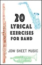 20 Lyrical Exercises for Band Concert Band sheet music cover